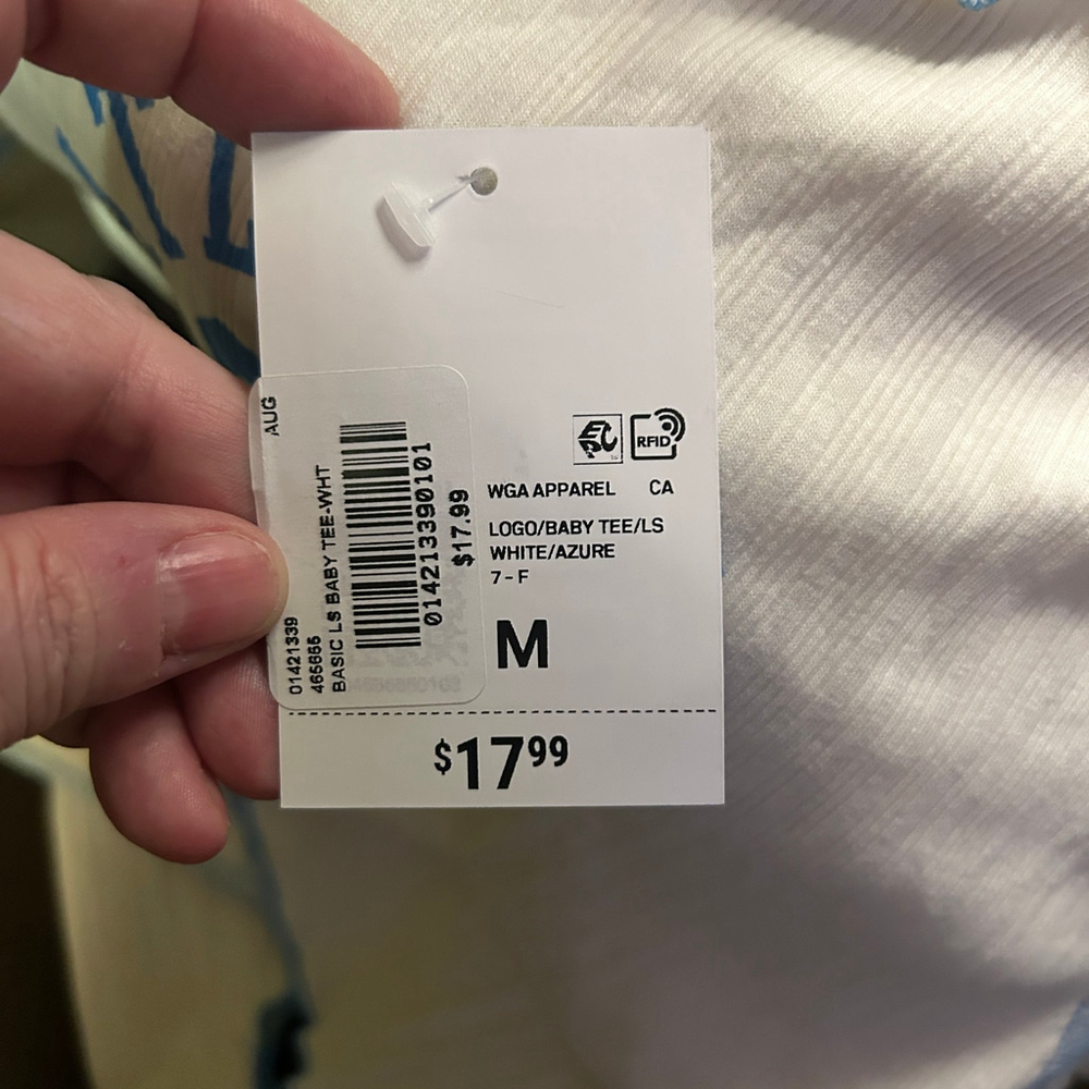 Forever 21 Baby Tee - Women's M - Atlanta 01 Logo - Picture 6 of 8